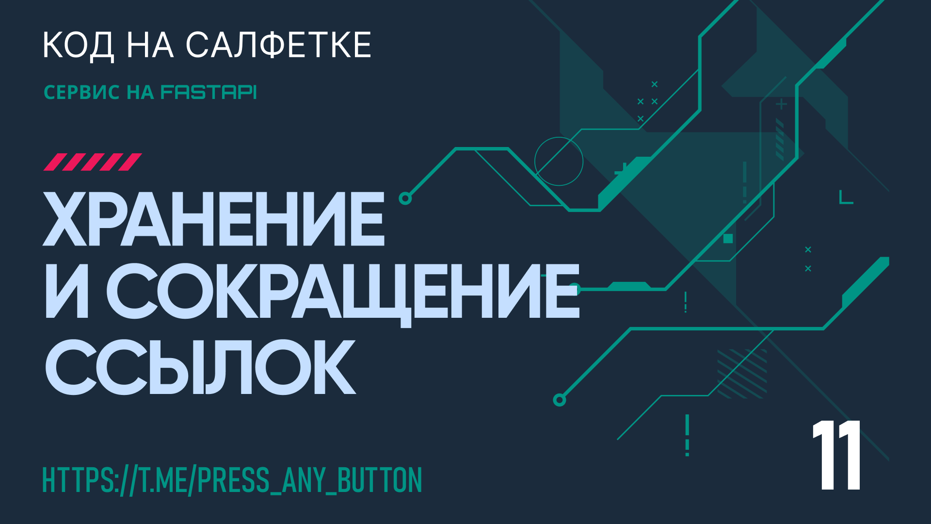 FastAPI 11. Хранение и сокращение ссылок